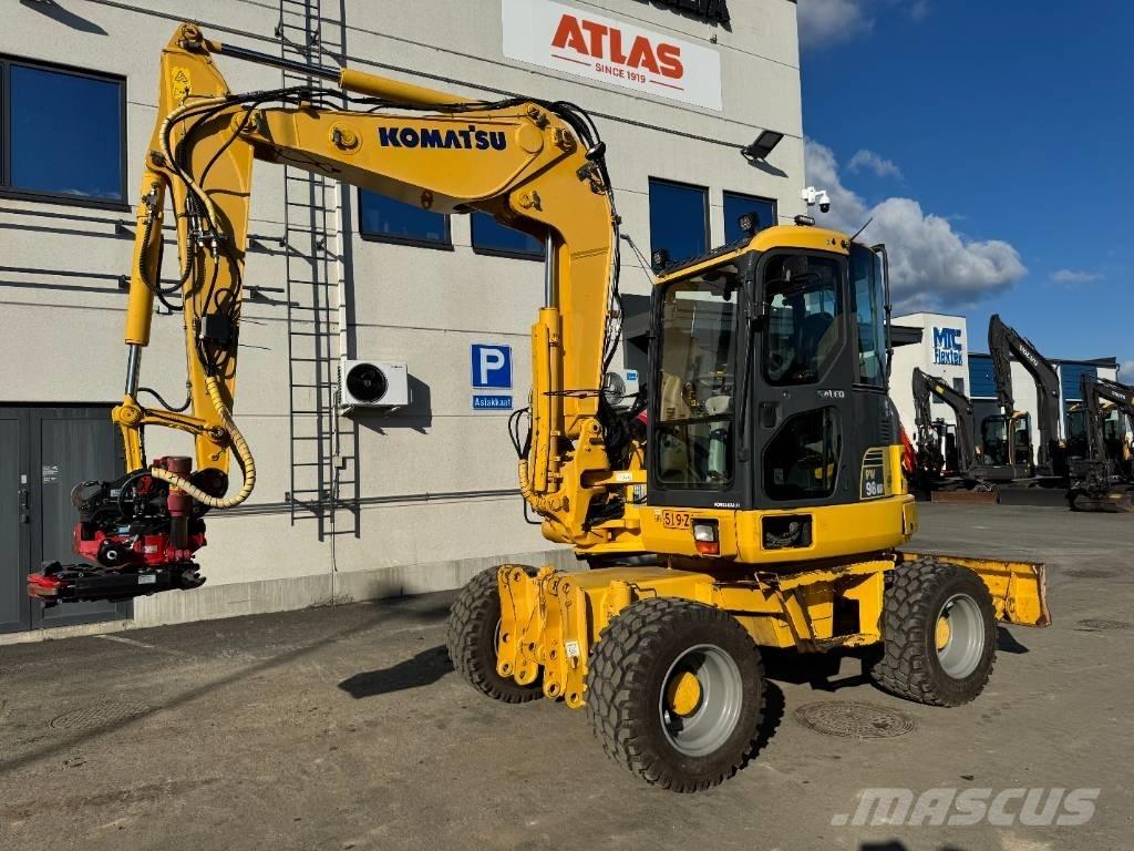 Komatsu PW 98 MR-6 Hjulgravere
