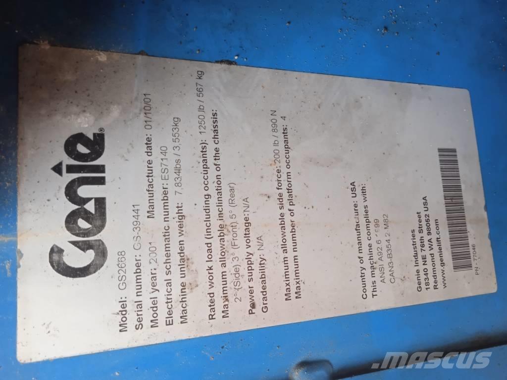 Genie GS 2668 RT Sakselifter