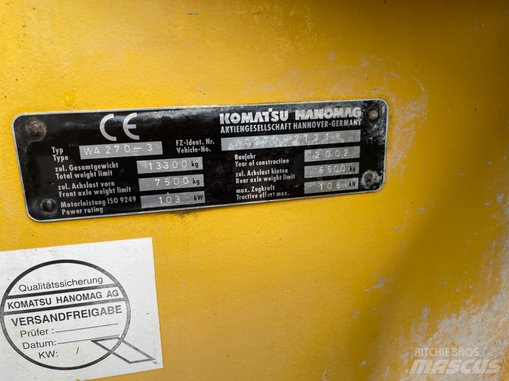 Komatsu WA 270-3 Hjullastere