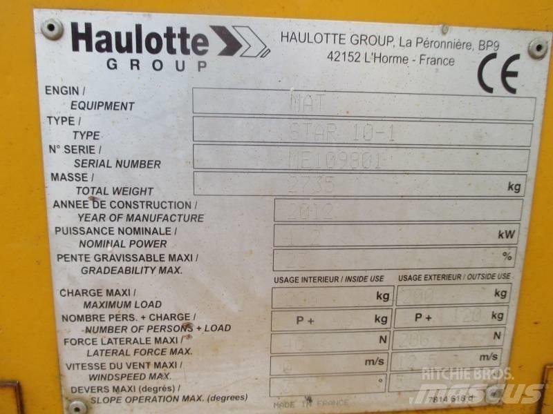 Haulotte Star 10 Personløftere