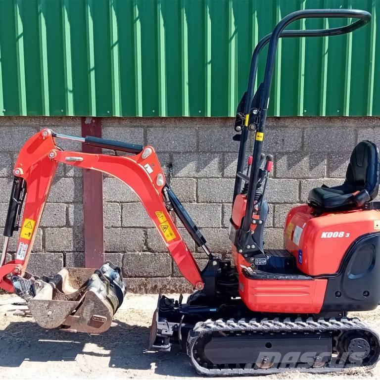 Kubota K 008-3 Minigravere <7t