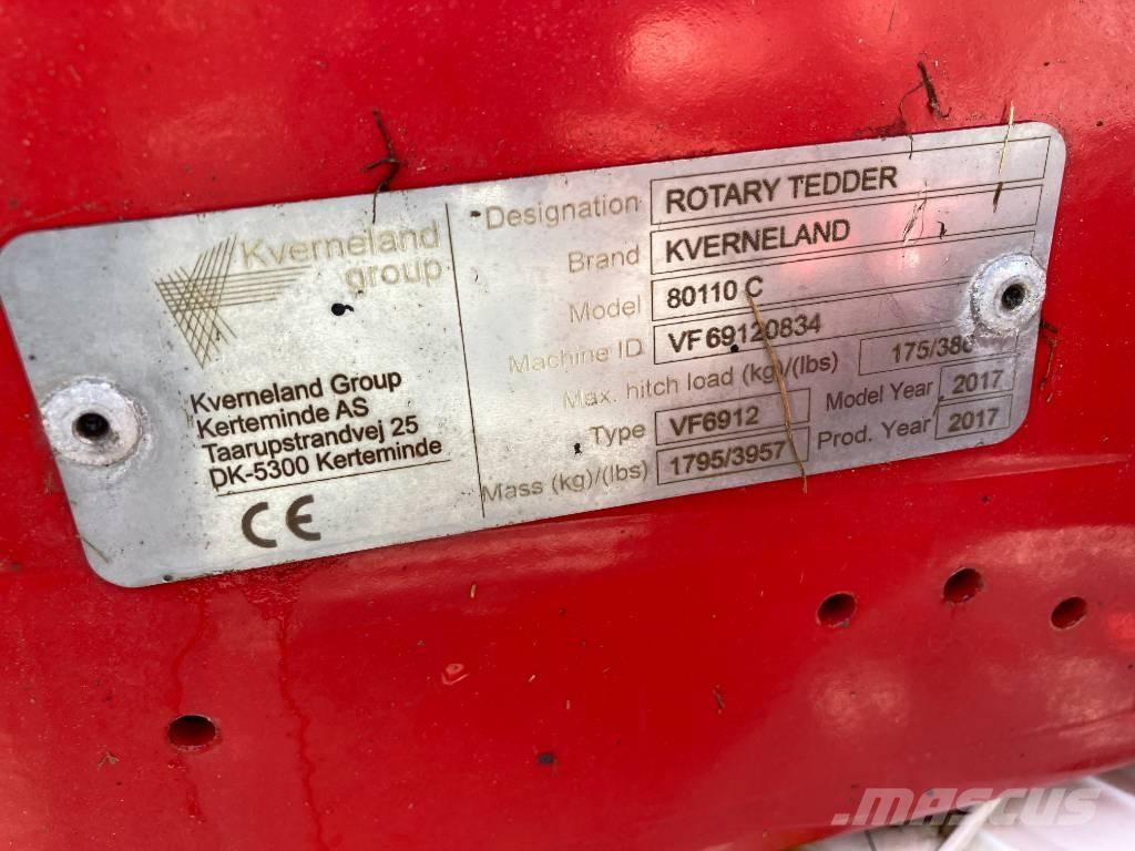 Kverneland 80110C Raker og høyvendere