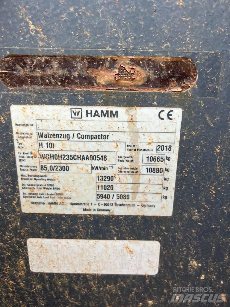 Hamm H10i Hjullaster til komprimering