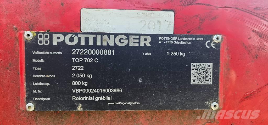 Pöttinger TOP 702C Raker og høyvendere