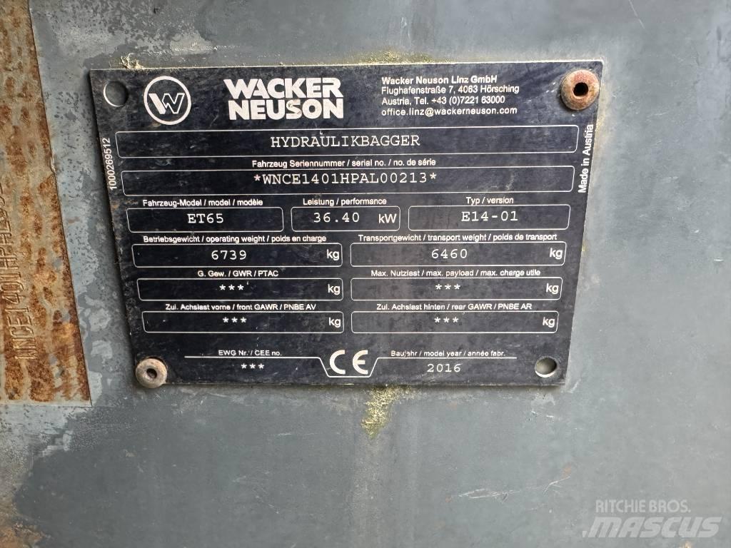 Wacker Neuson ET65 Beltegraver