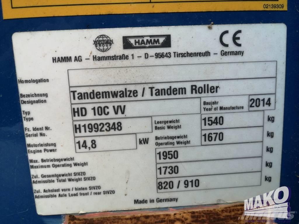 Hamm HD 10 C VV Tandem Valser