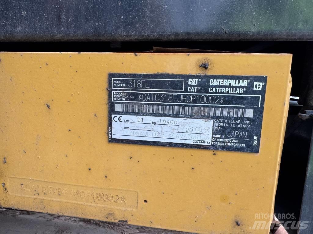 CAT 318 FL Beltegraver