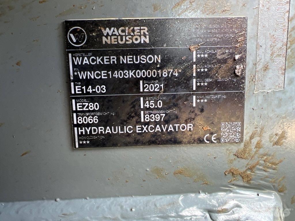 Wacker Neuson EZ80 Beltegraver