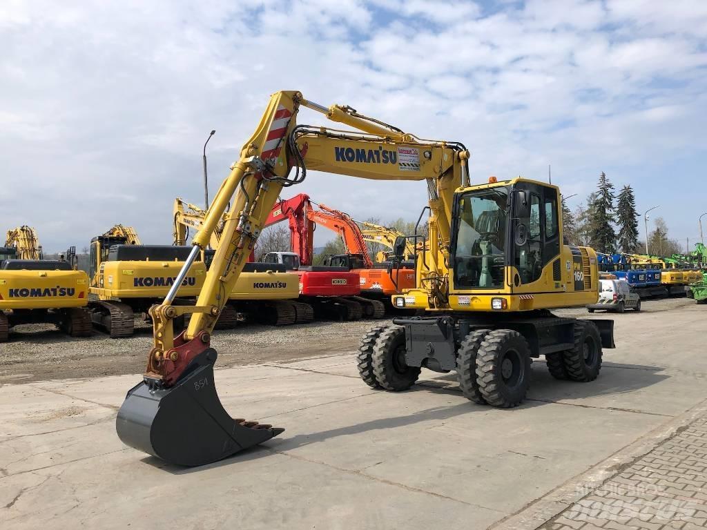 Komatsu PW160-8 Hjulgravere