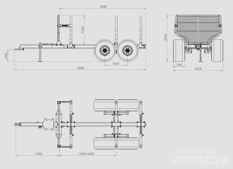 Country C700PRO/T90S Knuckleboom lastere