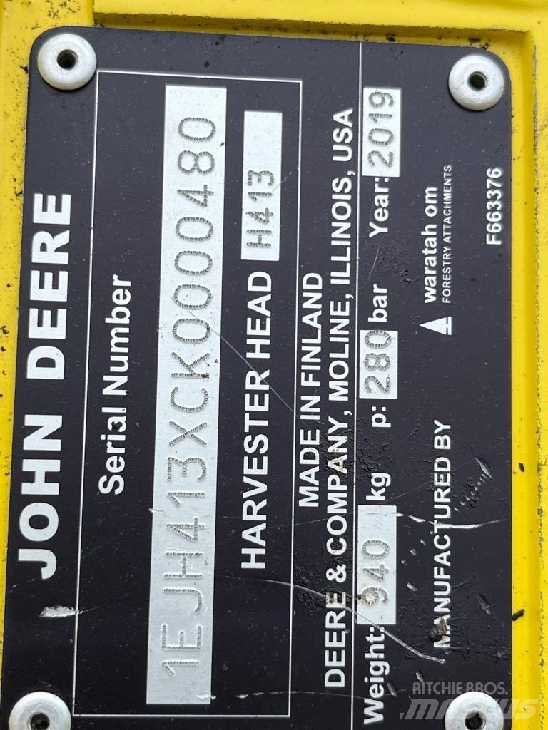 John Deere 1170G Hogstmaskiner