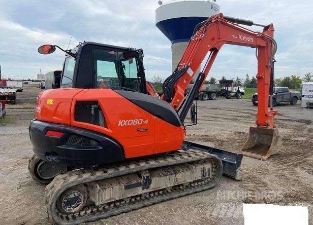 Kubota KX080-4S2 Beltegraver