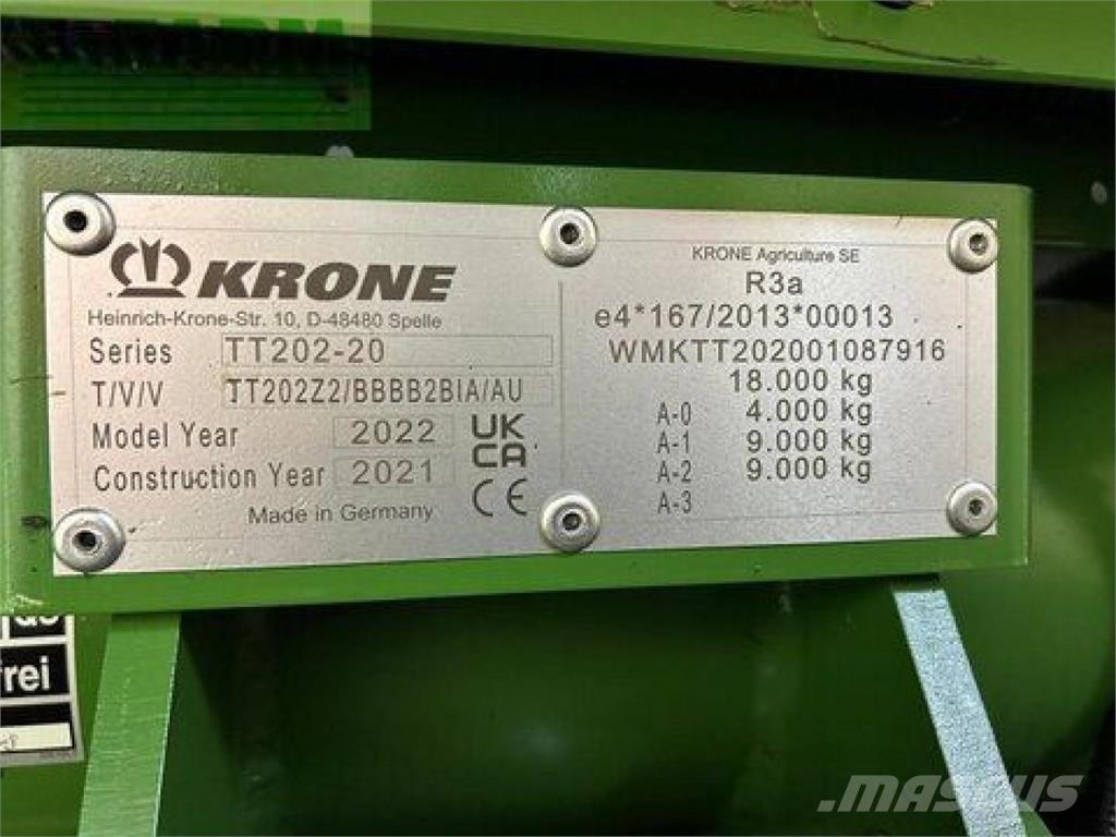 Krone mx 370 gl Kornhengere