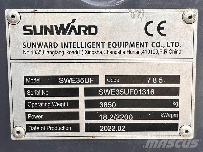 Sunward SWE35UF Minigravere <7t