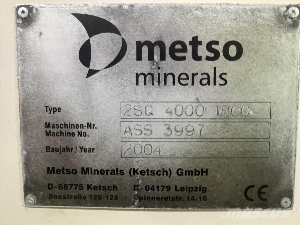 Metso 2SQ 4000 1800 Sikteverk