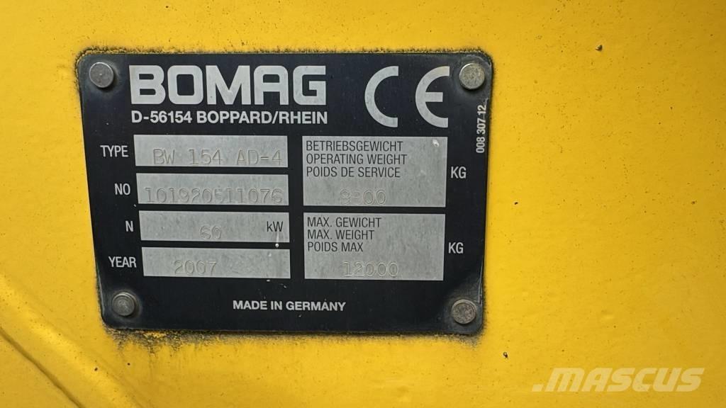 Bomag BW 154 AD-4 Tandem Valser