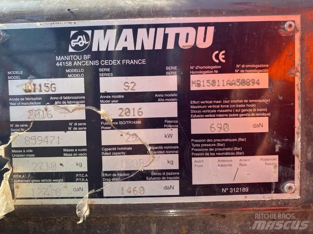 Manitou MI 15 G Propan trucker