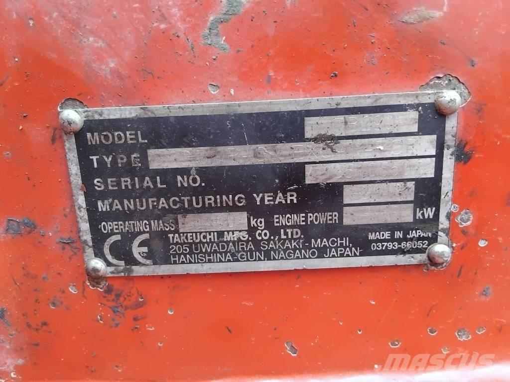 Takeuchi TB290 Minigravere <7t