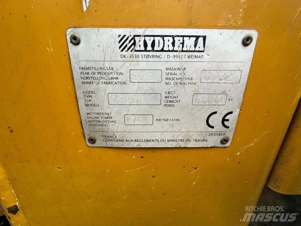 Hydrema 922 D Rammestyrte Dumpere