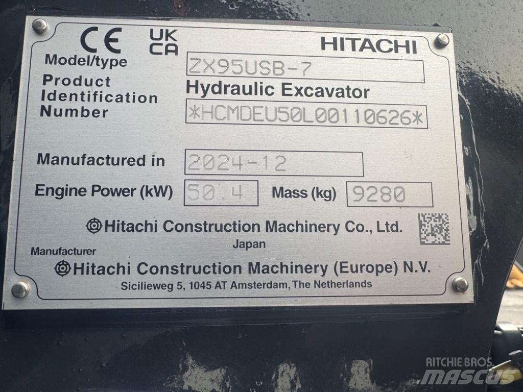 Hitachi ZX 95USB-7 Midigravere 7 - 12t