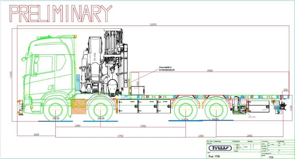 Scania R 590 Kranbil