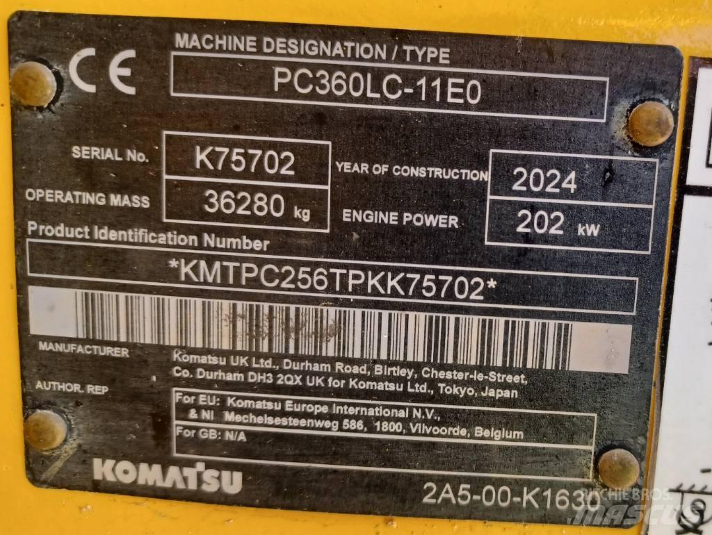 Komatsu PC360LC-11 Beltegraver
