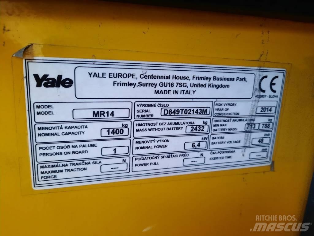 Yale MR14 Skyvemasttruck