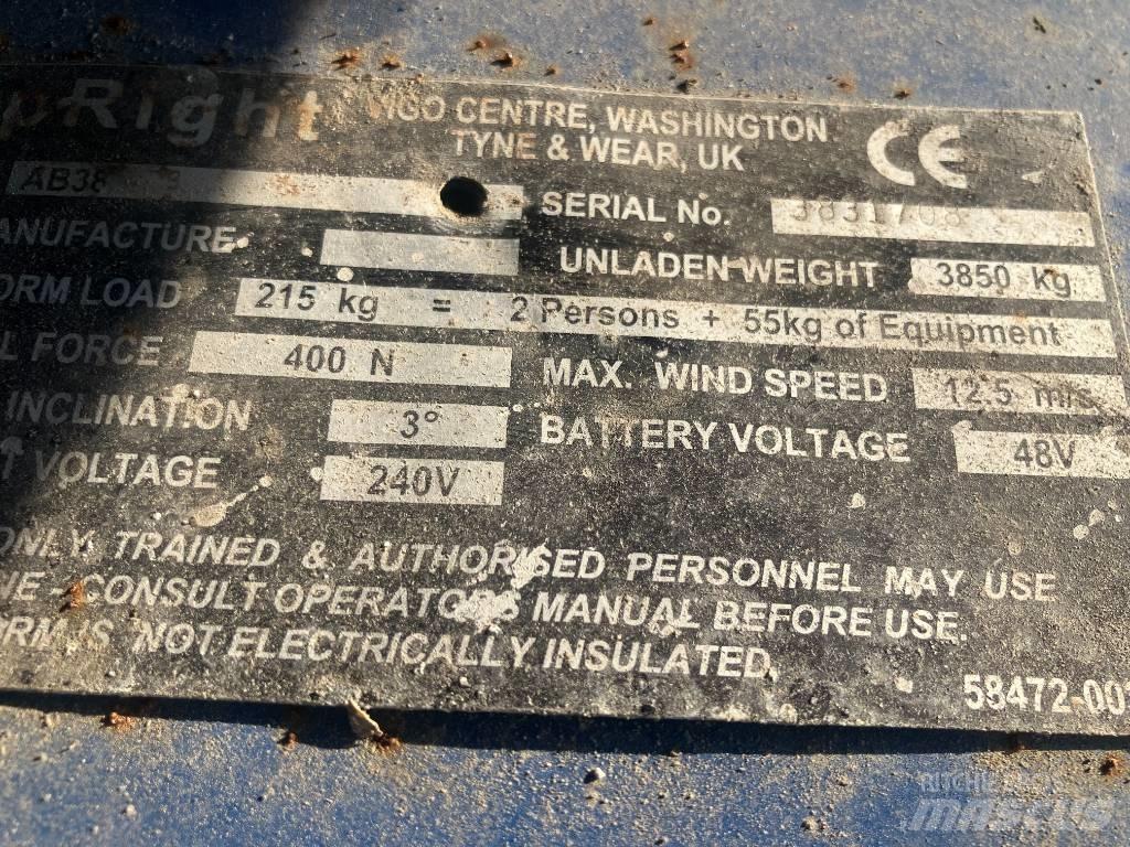 UpRight AB38N Leddede bomlifter