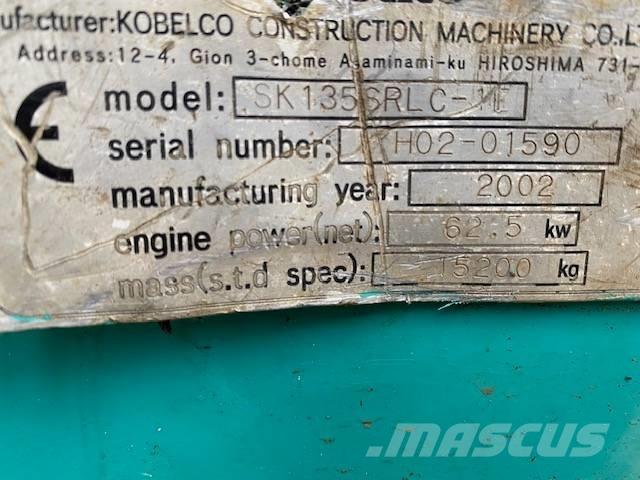 Kobelco SK 135 SR LC Beltegraver