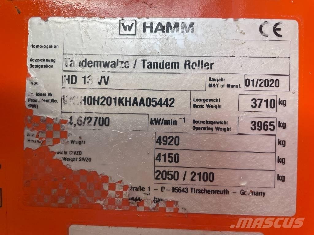 Hamm HD 13 VV Tandem Valser