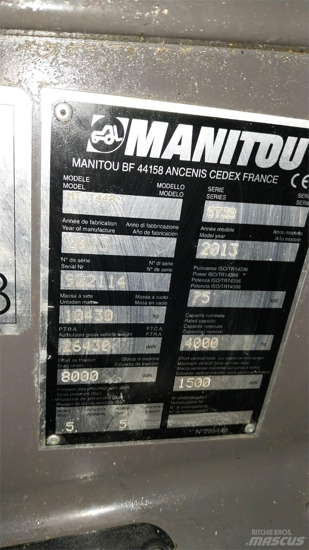 Manitou MT1440 Teleskoplastere
