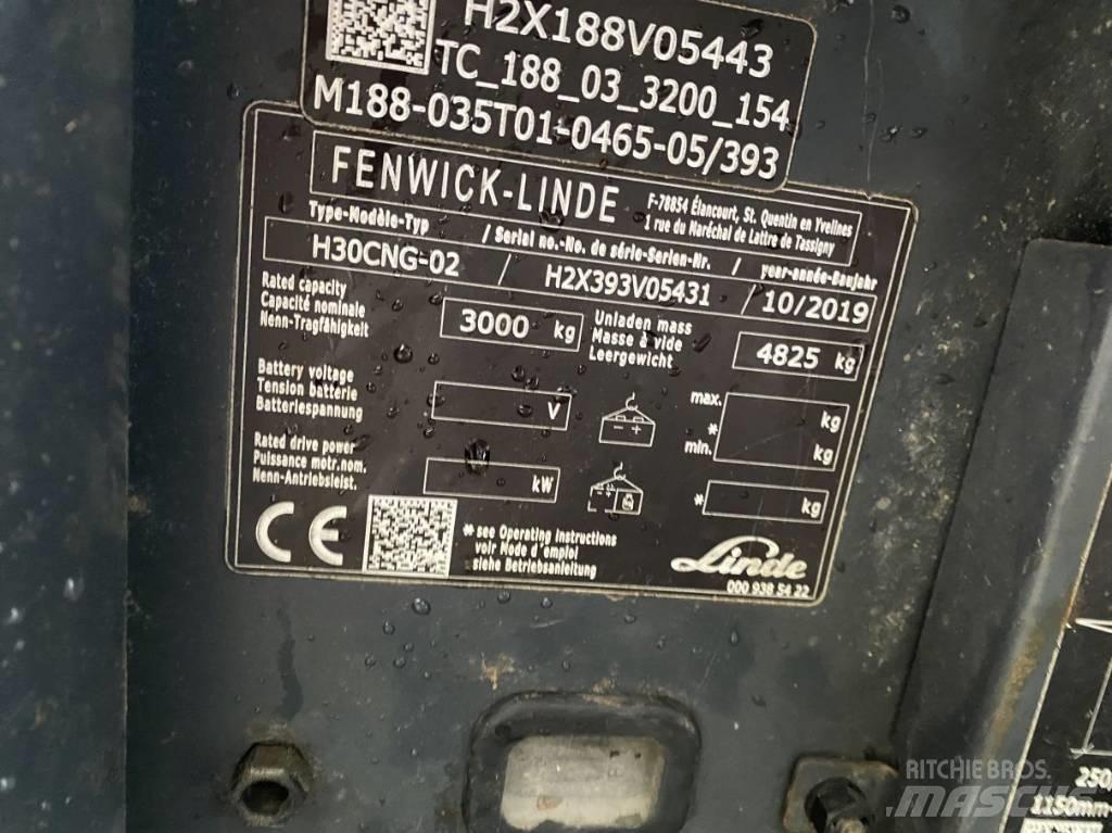 Linde H30CNG-02 Propan trucker