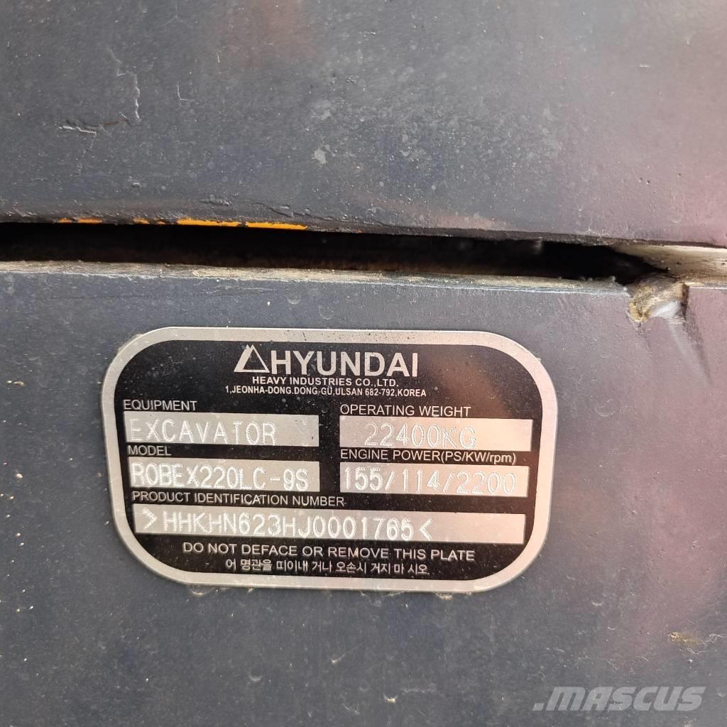 Hyundai RX220LC-9S Beltegraver