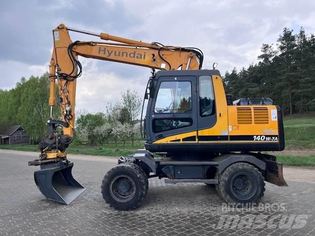 Hyundai Robex 140 W Hjulgravere
