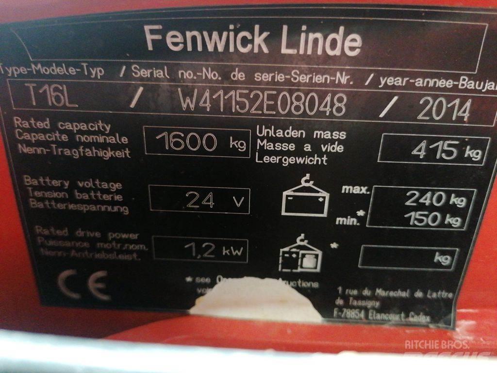 Linde T16L Lavtløftende truck
