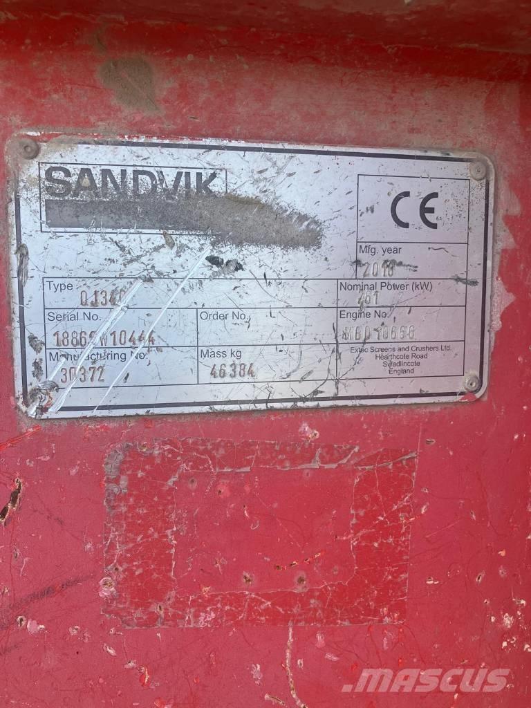 Sandvik QJ 340 Mobile knuseverk