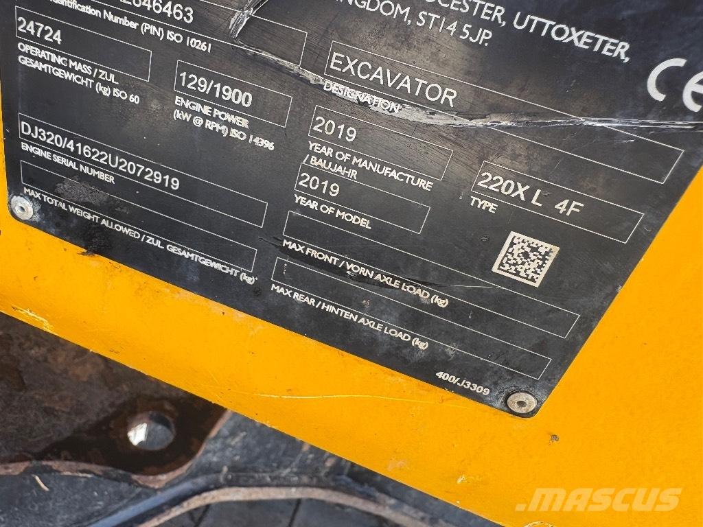 JCB 220X Beltegraver