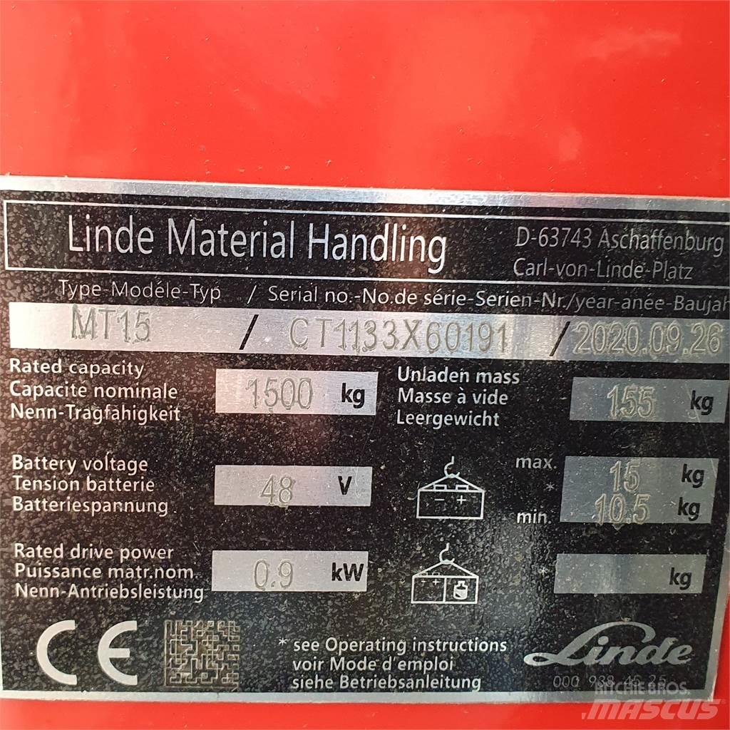 Linde MT15 Lavtløftende truck