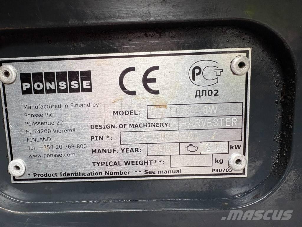 Ponsse Ergo 8W Hogstmaskiner