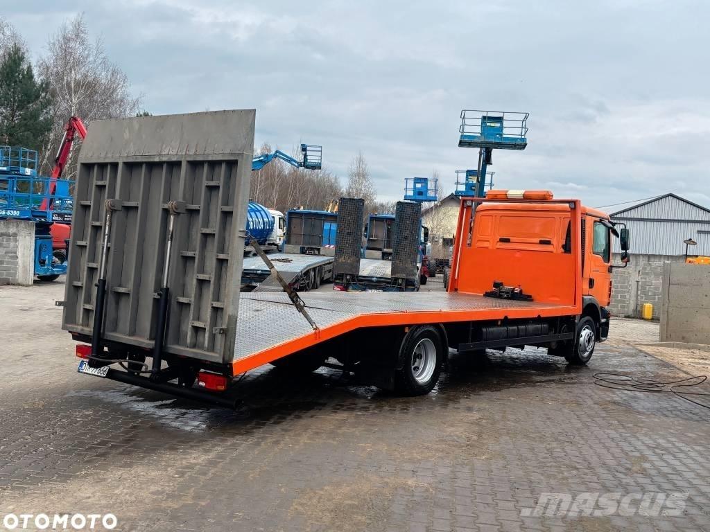 MAN TGM 15.290 Flatvogn med vinsj