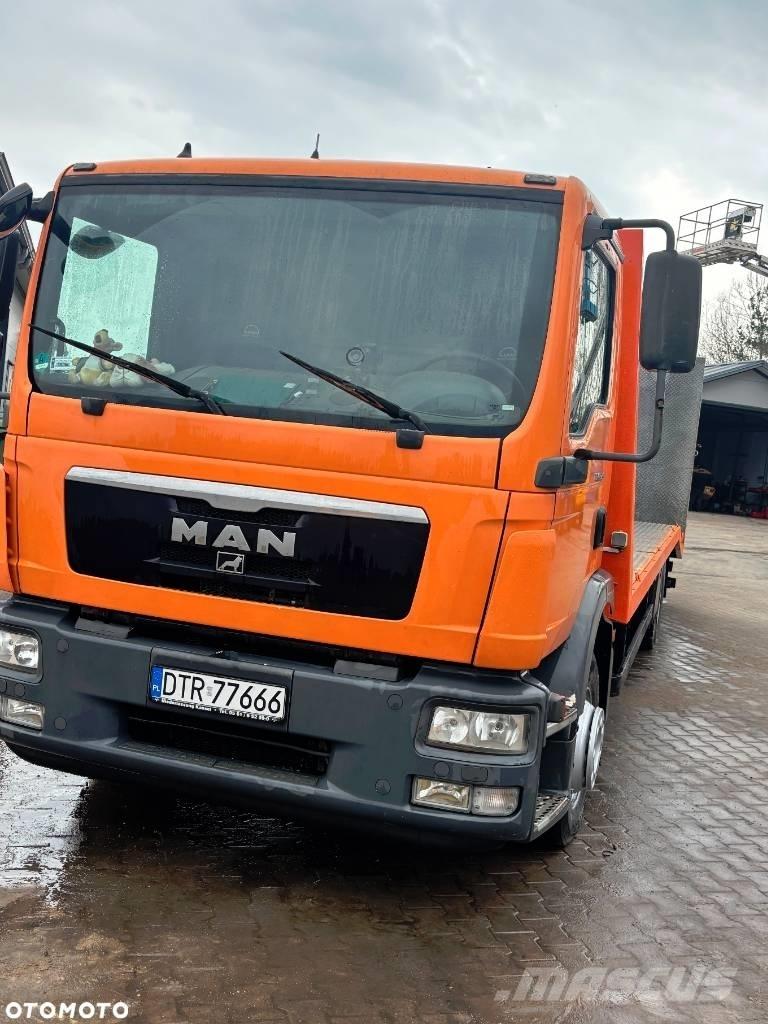 MAN TGM 15.290 Flatvogn med vinsj