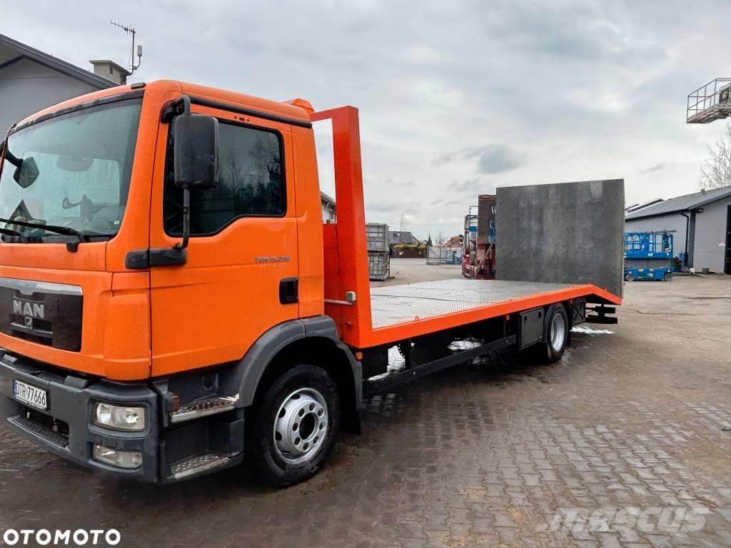 MAN TGM 15.290 Flatvogn med vinsj