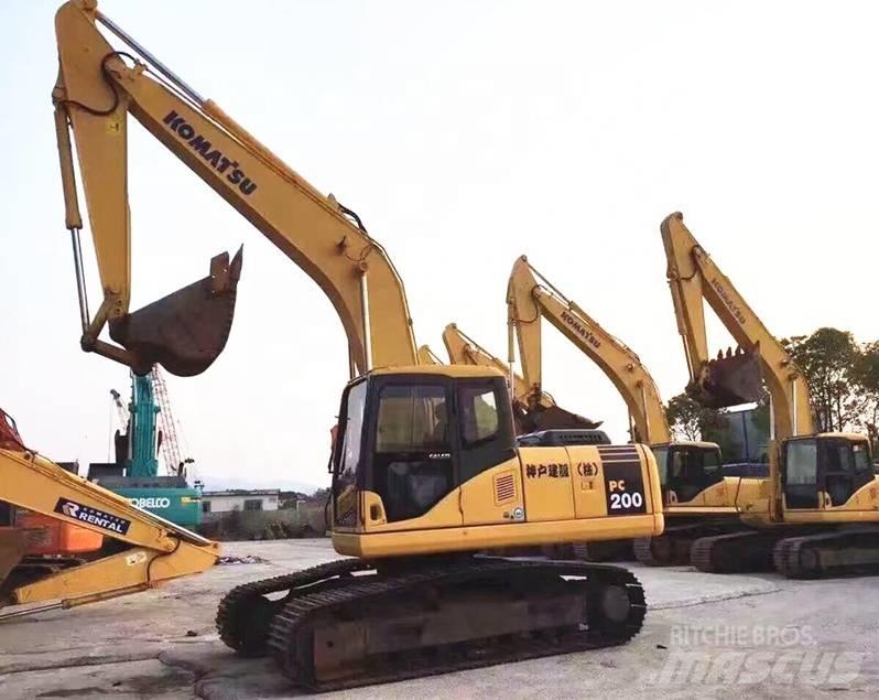 Komatsu pc200-7 Beltegraver