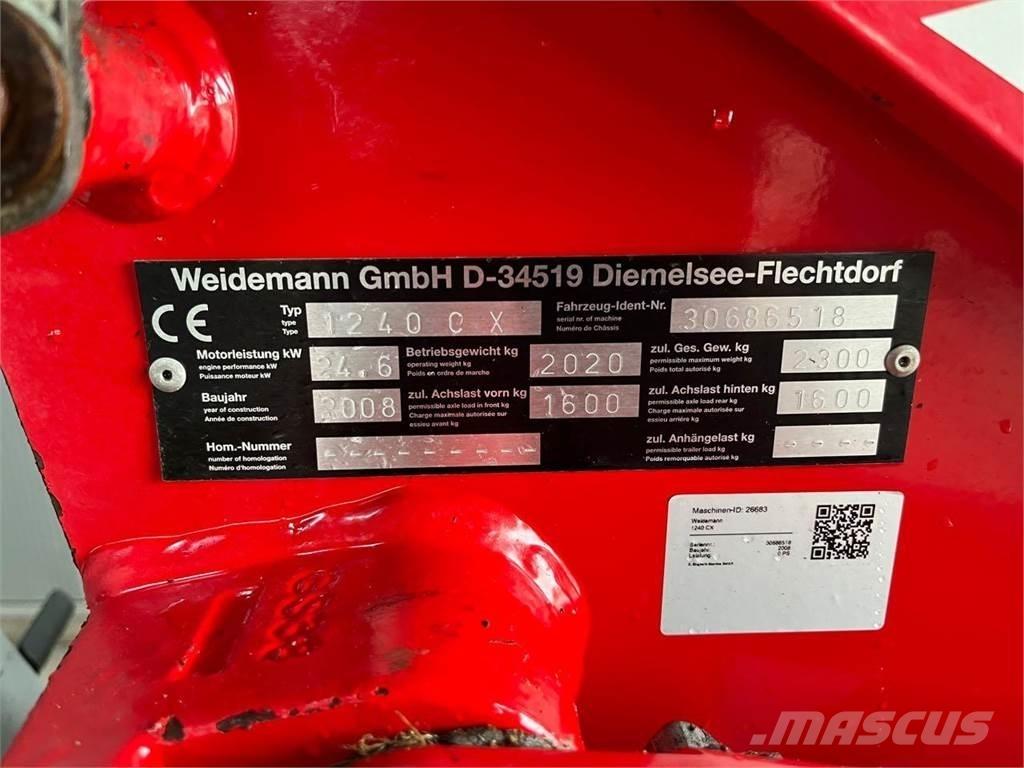 Weidemann 1240 CX Landbruk - Annet