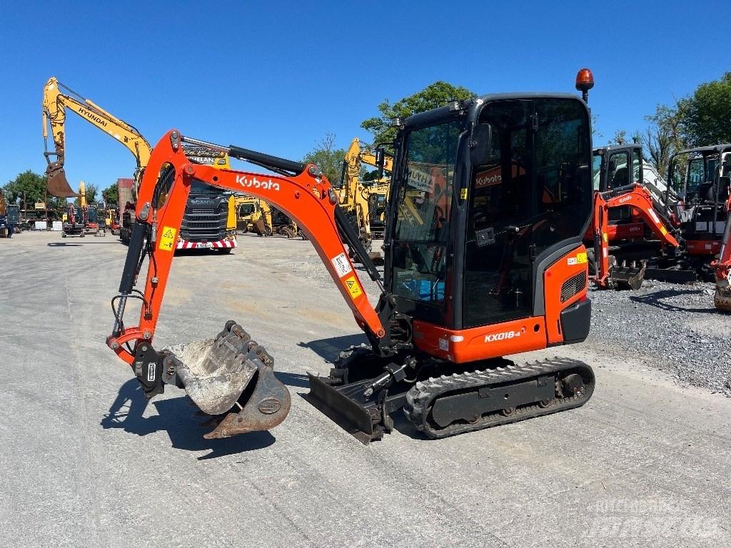 Kubota KX 018-4 Minigravere <7t