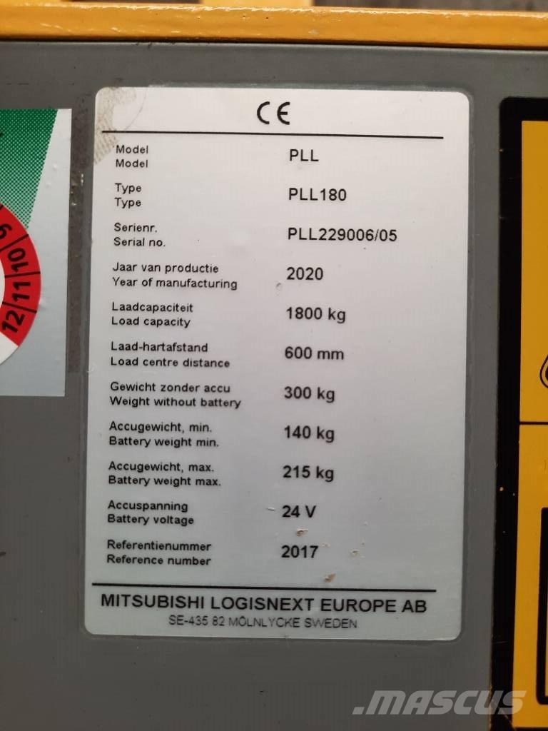 UniCarriers PLL180 Lavtløftende truck