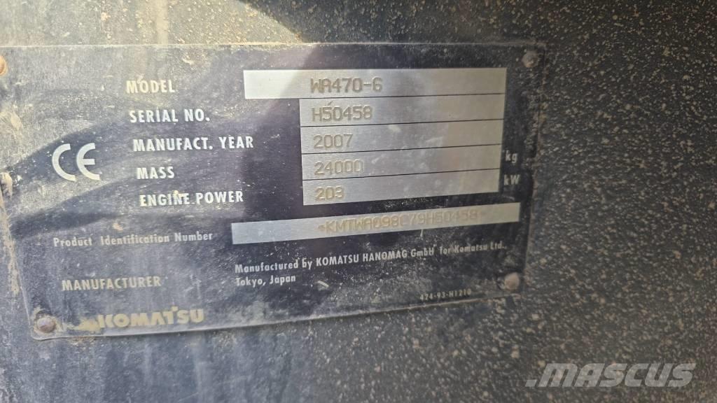 Komatsu WA 470-6 Hjullastere