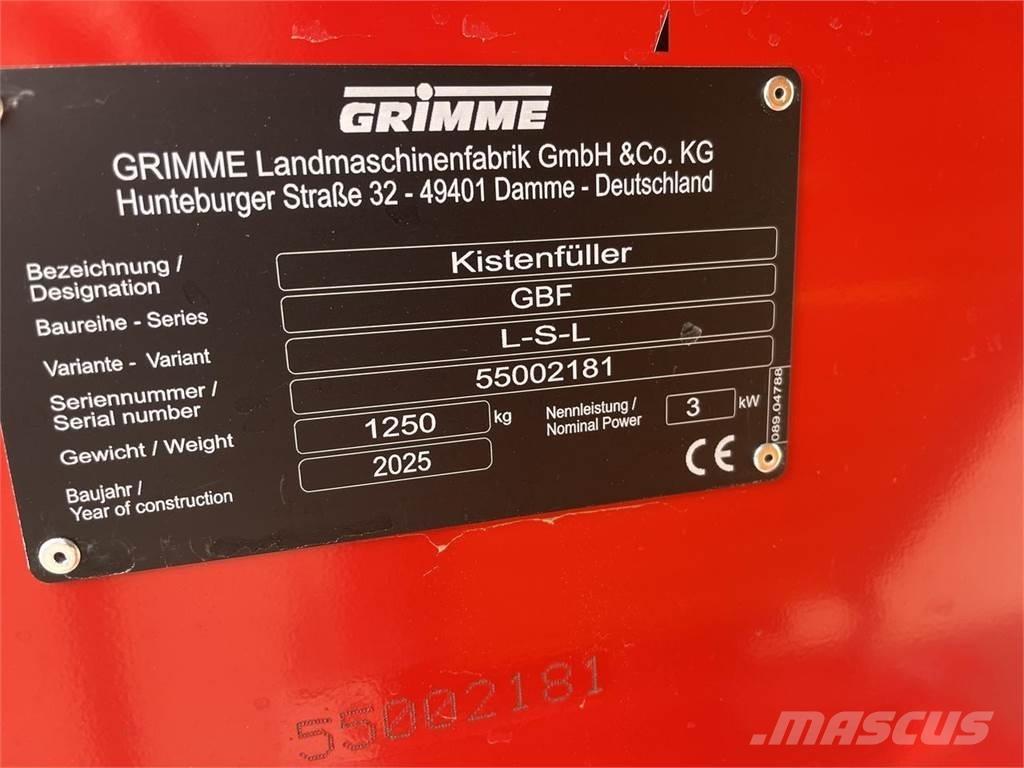 Grimme GBF LSL Transportbånd og matere