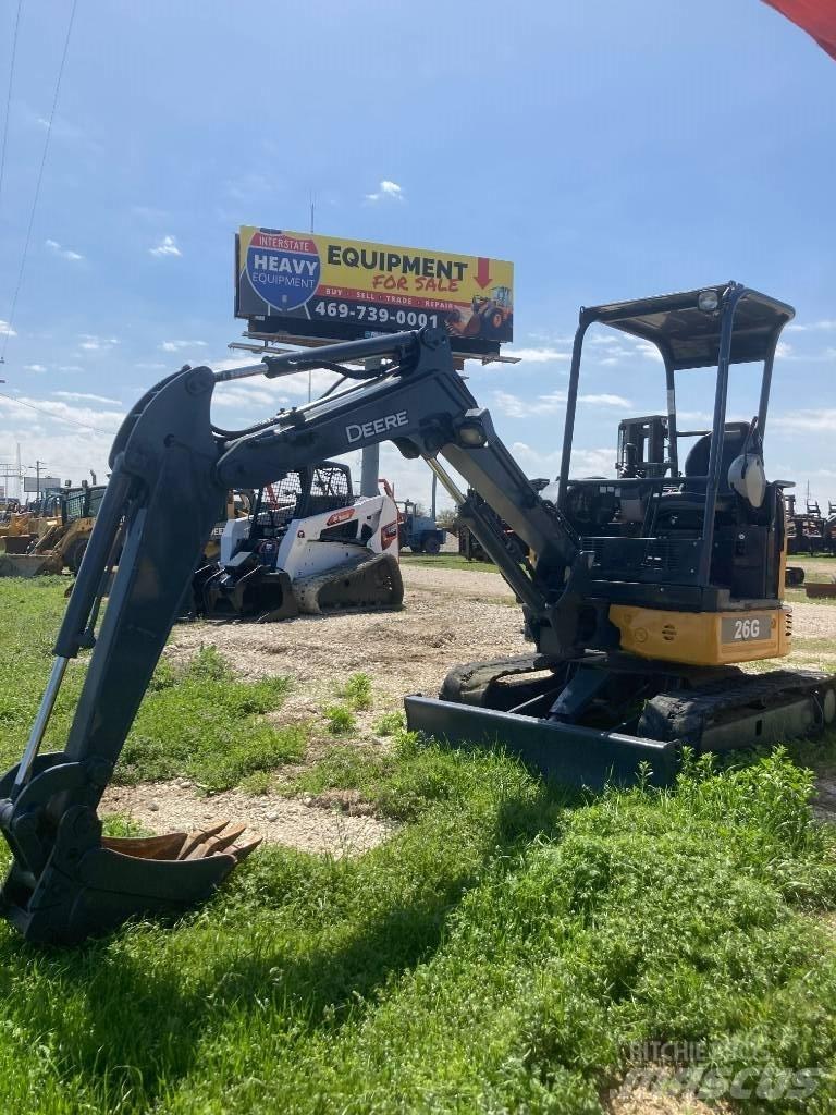 John Deere 26G Gravemaskiner for riving
