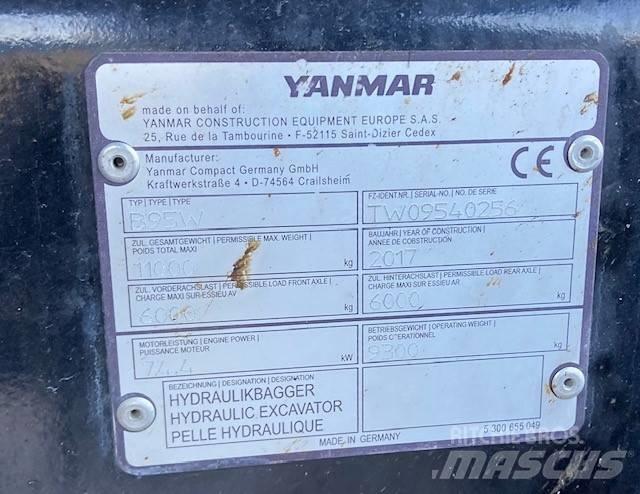 Yanmar B95W Hjulgravere